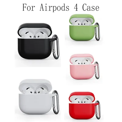 Airpods 용 실리콘 이어폰 케이스 4 Airpods 3 2 1 케이스 헤드폰 케이스 Apple Airpods Pro 2 Airpods 커버 용 보호 케이스